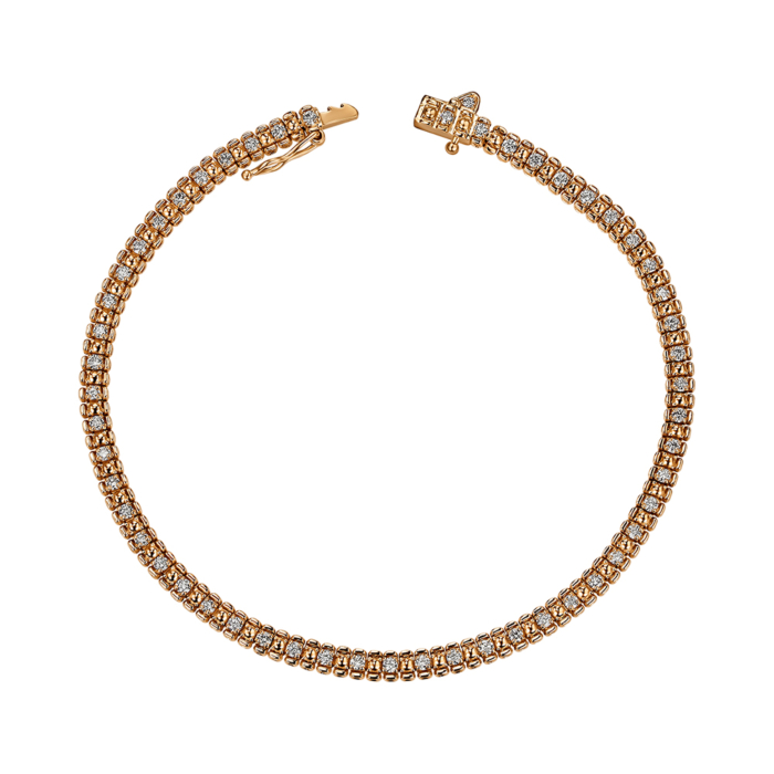 Золотий браслет з діамантами P-SY01885-K/01/9223