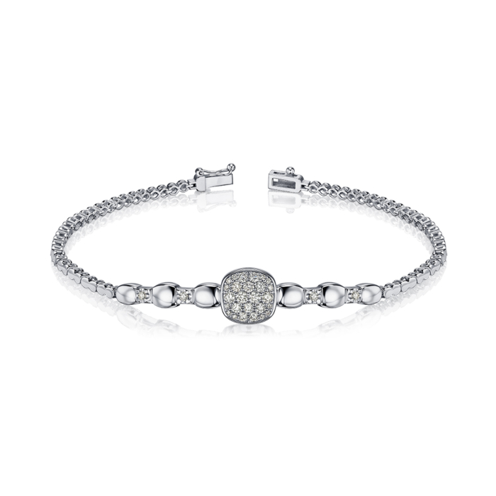 Браслет из белого золота с бриллиантами P-SY01916/02/12000