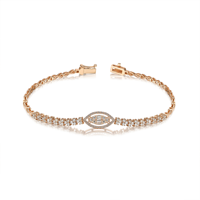 Золотий браслет з діамантами P-SY01922-K/01/11998