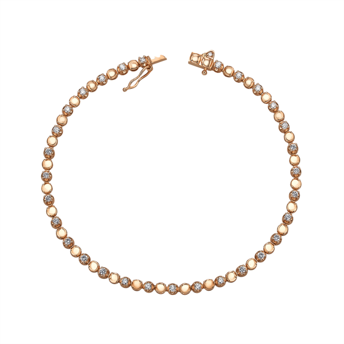 Золотий браслет з діамантами P-SY01999-K/01/9022