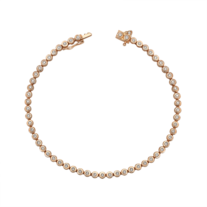 Золотий браслет з діамантами P-SY02002-K/01/9223