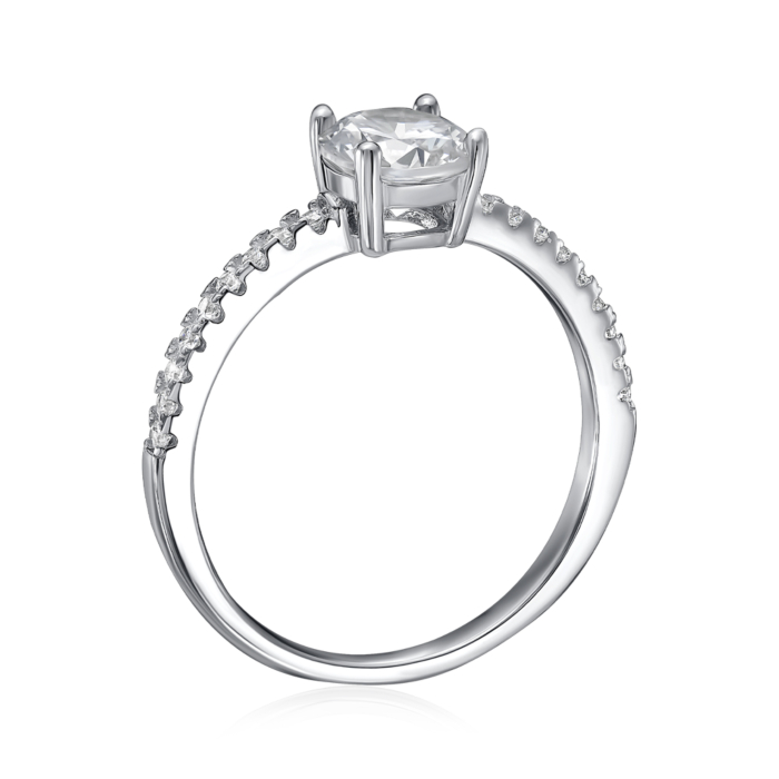 Серебряное кольцо. Артикул PA04164-R/12/1