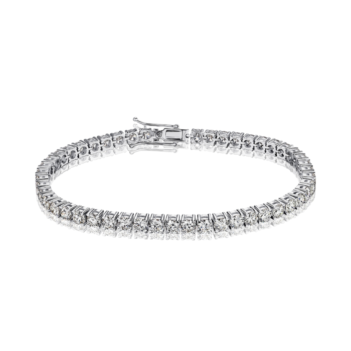 Золотий браслет з екодіамантами. Артикул 51966-L/02/1/11919