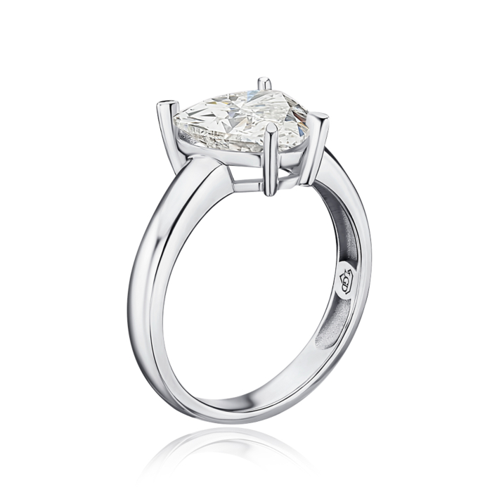 Золота каблучка з екодіамантом. Артикул 16264-L/02/1/11952