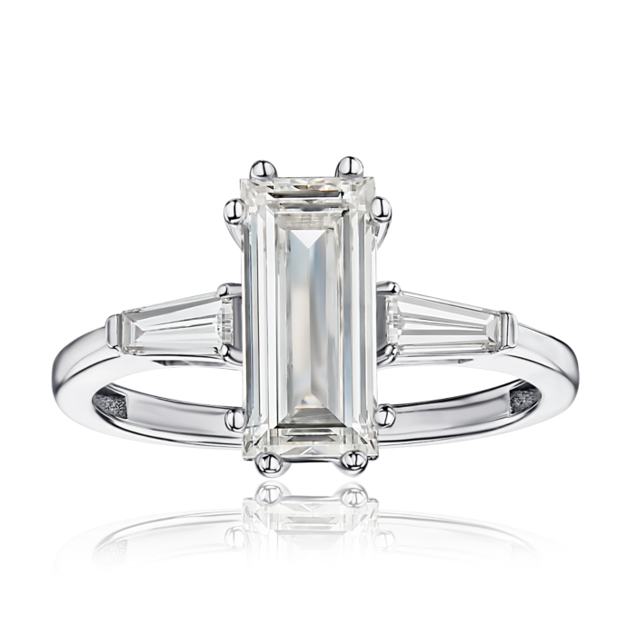 Золота каблучка з екодіамантами. Артикул 16262-L/02/1/11948