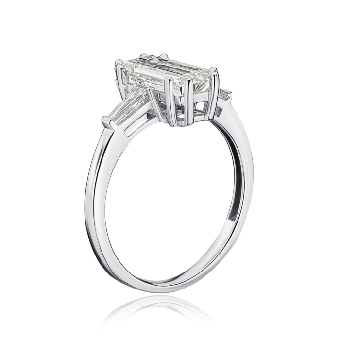 Золота каблучка з екодіамантами. Артикул 16262-L/02/1/11948