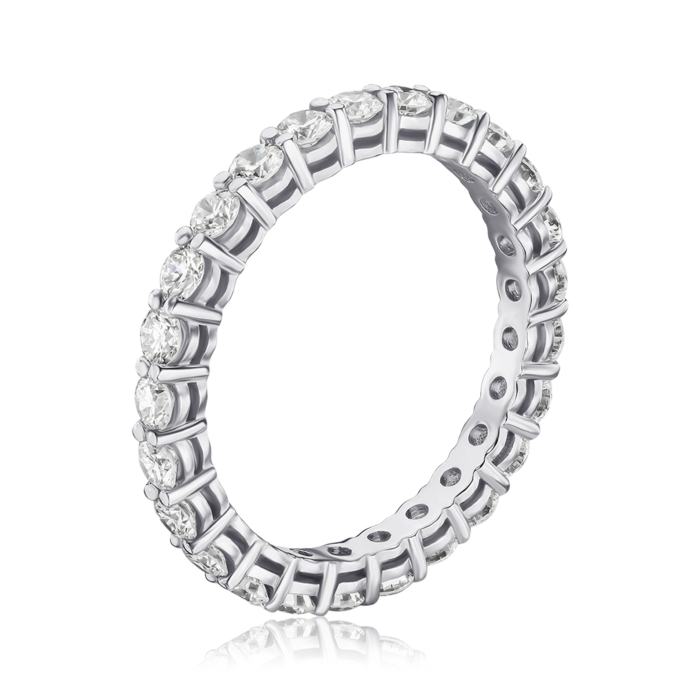 Золотое кольцо с экобриллиантами. Артикул 53656-L/02/1/11900