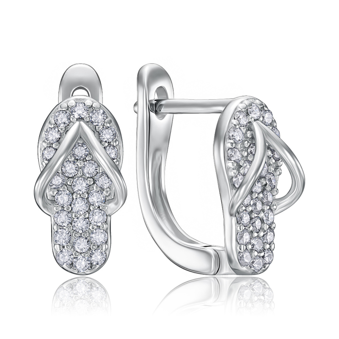 Серебряные серьги. Артикул PB05255-E/12/1