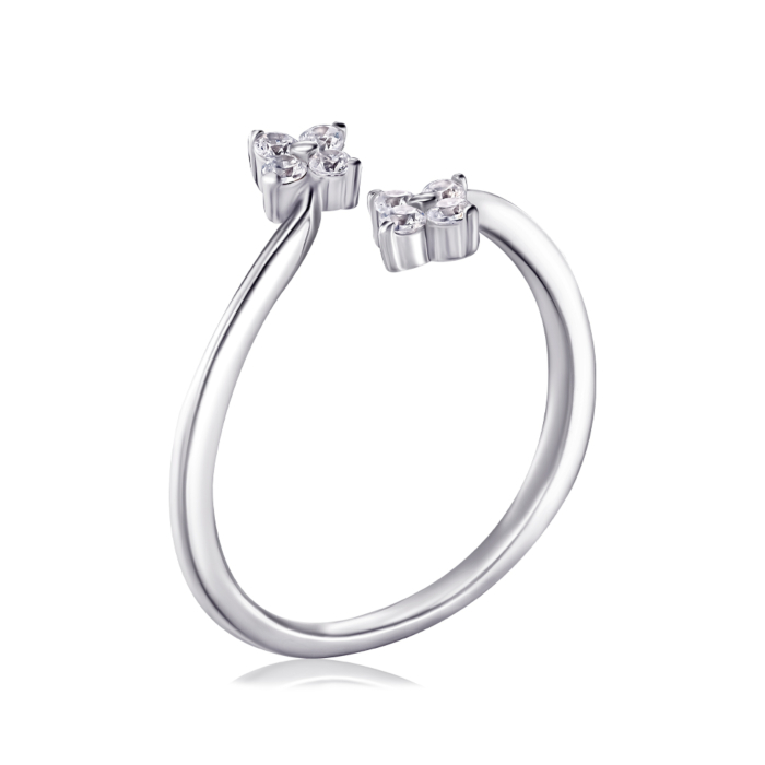 Серебряное кольцо. Артикул PDR10218-R/12/1