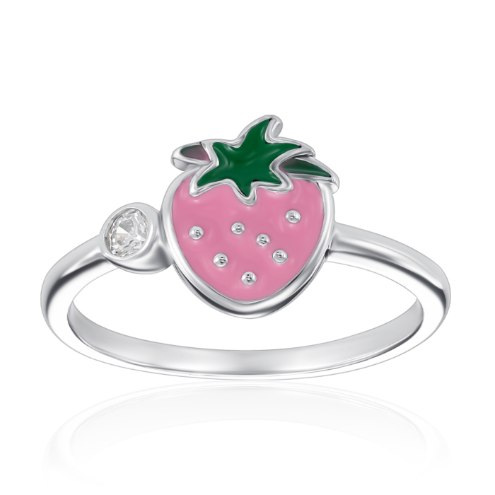 Серебряное кольцо с эмалью. Артикул PDR20380-R/12/21097