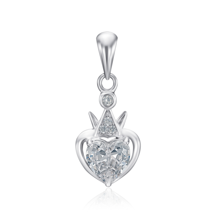 Серебряная подвеска с фианитами. Артикул PE40546-P/12/1