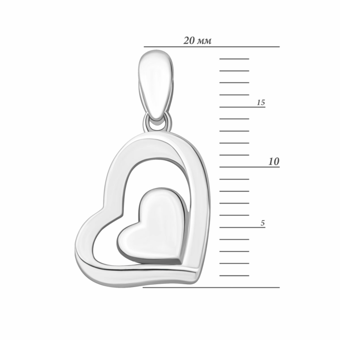 Срібна підвіска. Артикул UG5PE40562