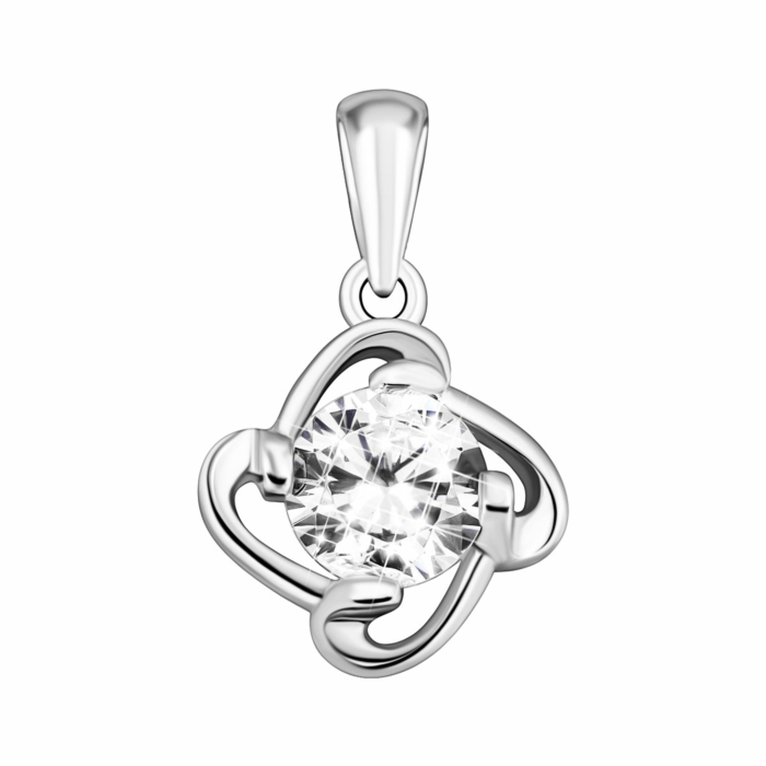 Серебряная подвеска с фианитом. Артикул UG5PE40750