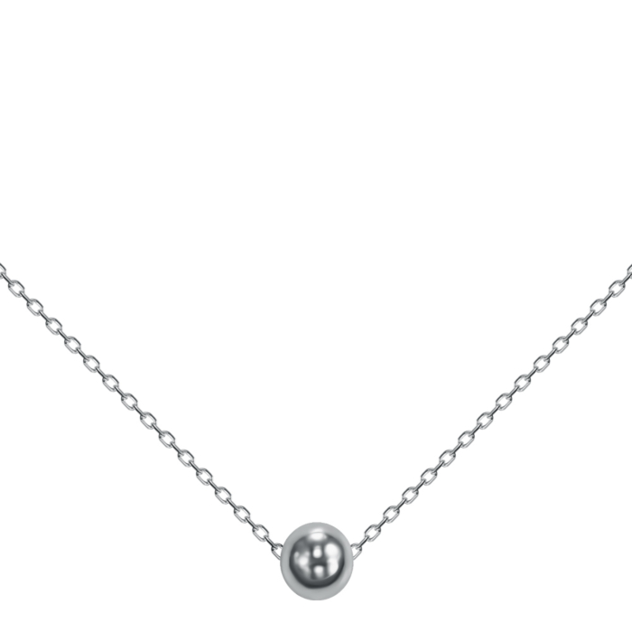 Срібне кольє. Артикул PLA-HC-2022-S-K/12