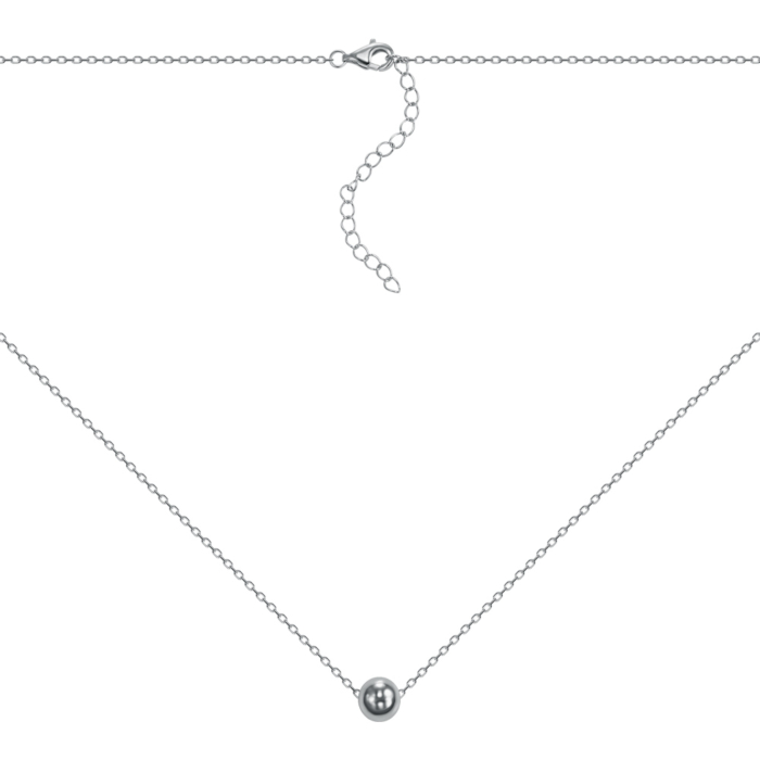 Срібне кольє. Артикул PLA-HC-2022-S-K/12