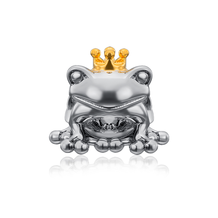 Срібна намистина-шарм. Артикул PLA-HS-1659-S-P/16