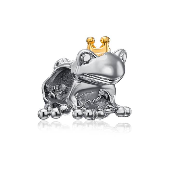 Срібна намистина-шарм. Артикул PLA-HS-1659-S-P/16