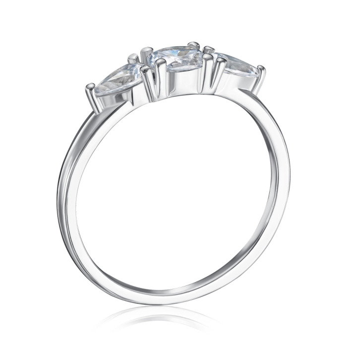 Серебряное кольцо. Артикул PLA-TR-893-54-S-R/12/1