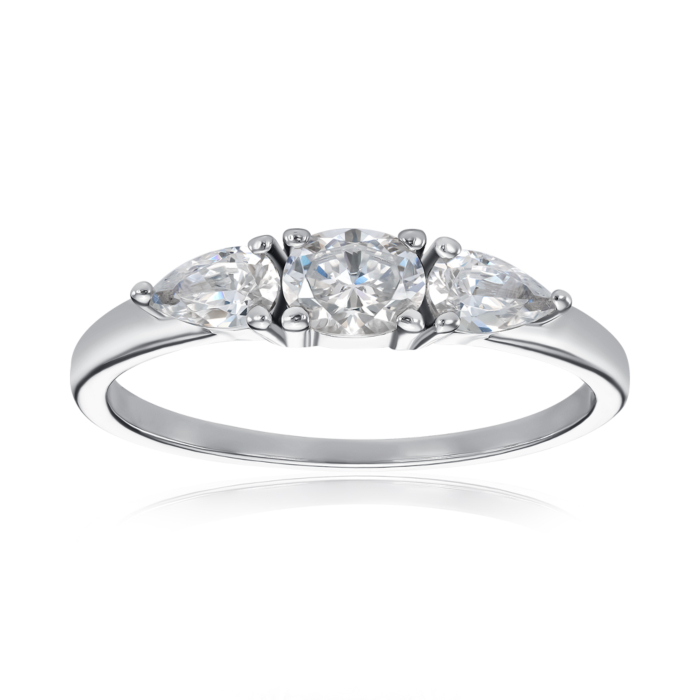 Серебряное кольцо. Артикул PLA-TR-893-54-S-R/12/1