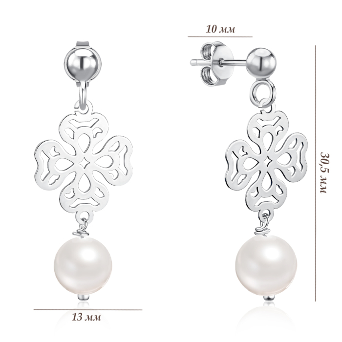 Срібні сережки. Артикул PR0017_OR1727-E/12/708