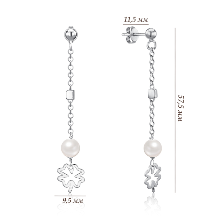 Срібні сережки. Артикул PR5_OR1766-E/12/708