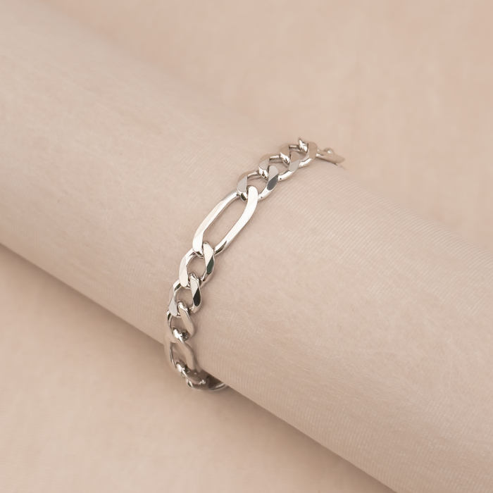 Серебряный браслет без вставки GAD 3+1 180 Rod-B/12