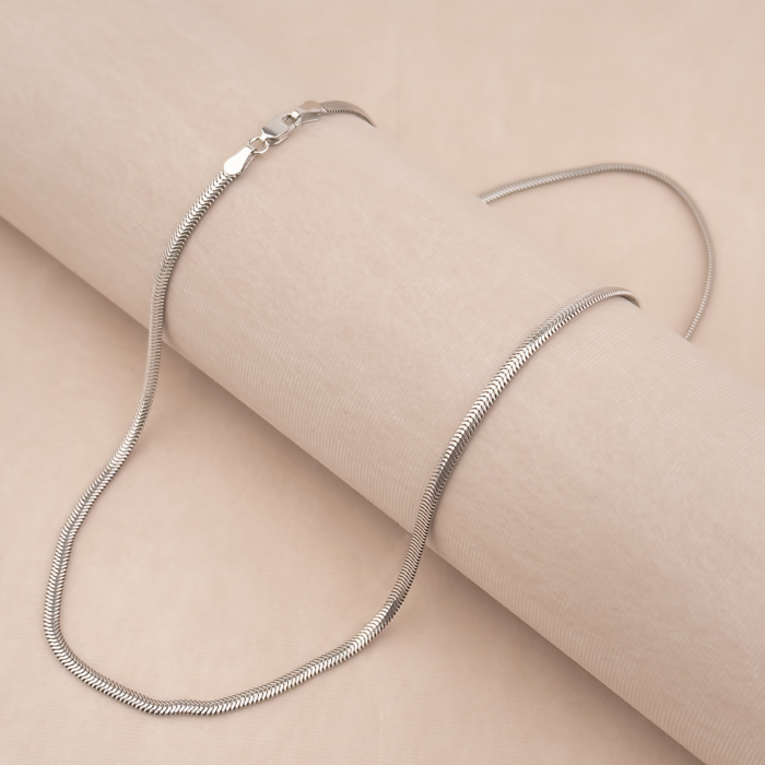 Срібний ланцюжок SNK OVL 026 ROD -L/12