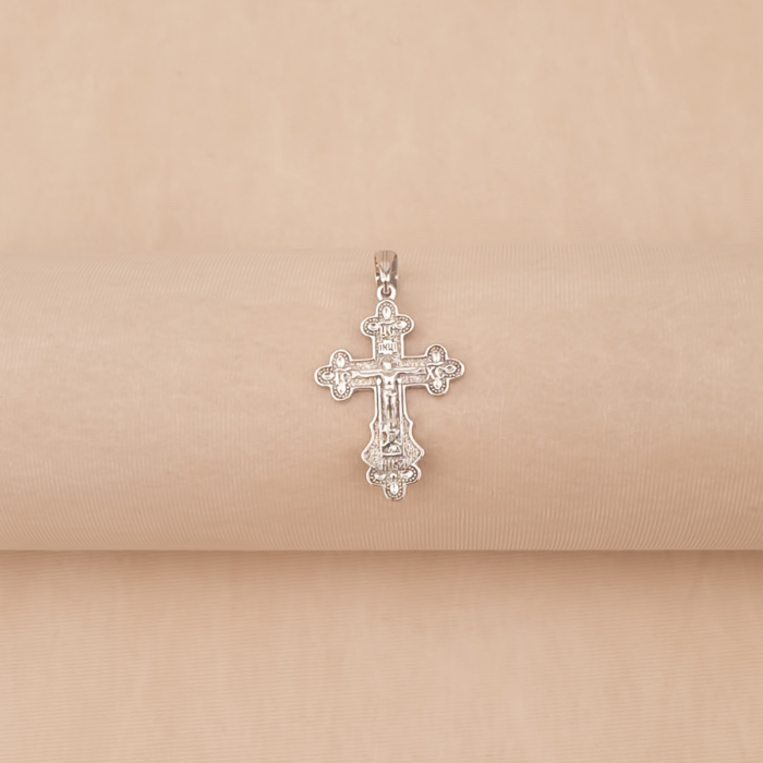 Срібний хрестик 89103