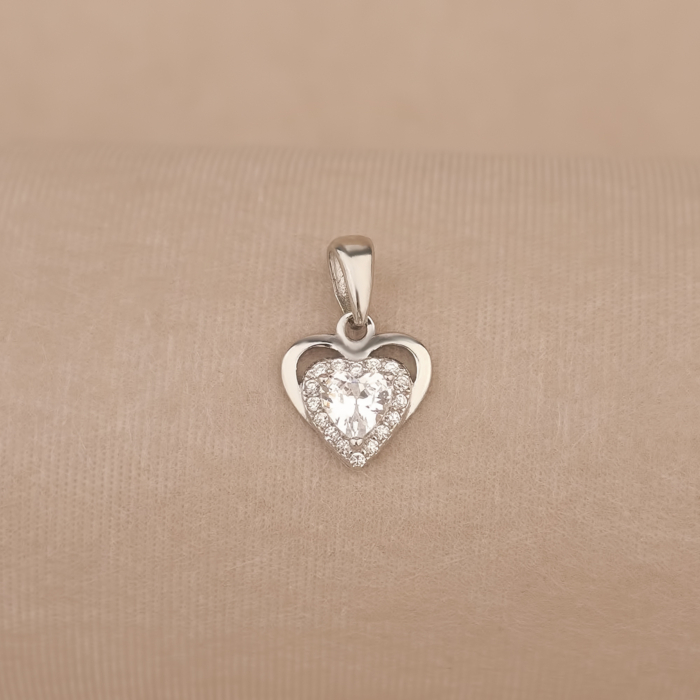 Серебряная подвеска с фианитами 2P19838-P/12/1