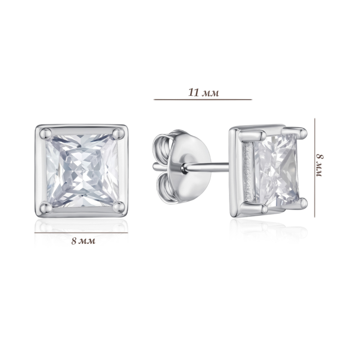 Серебряные серьги. Артикул PS00291-E/12/1