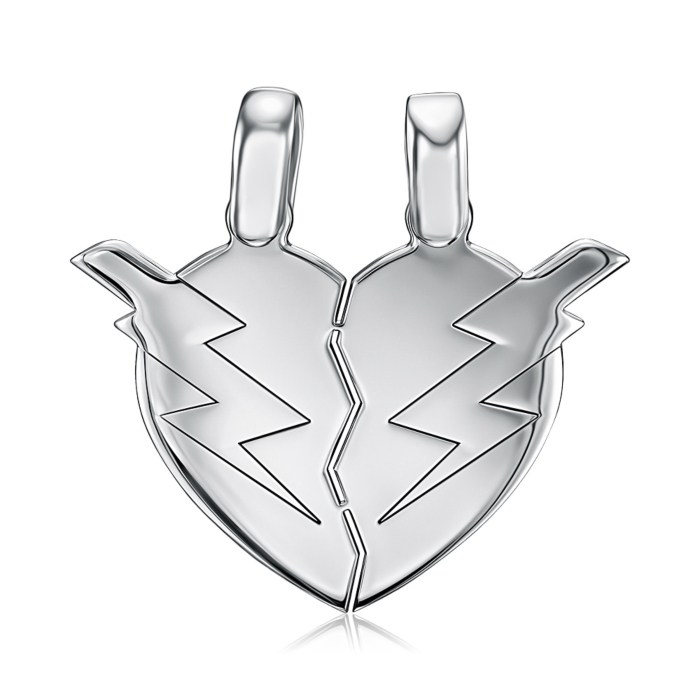 Срібна підвіска без вставки. Артикул PTGXX000045-P/12