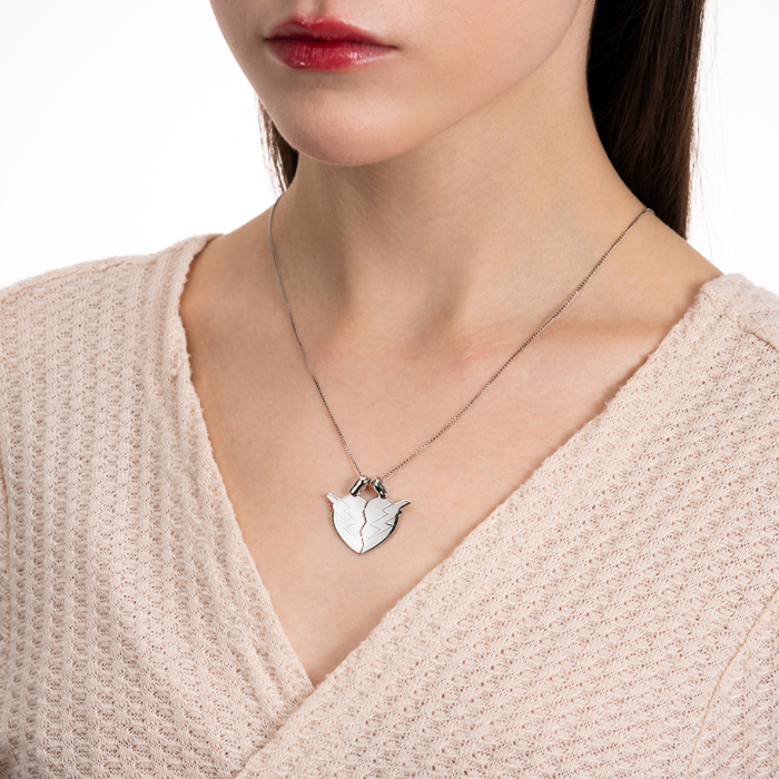 Срібна підвіска без вставки. Артикул PTGXX000045-P/12