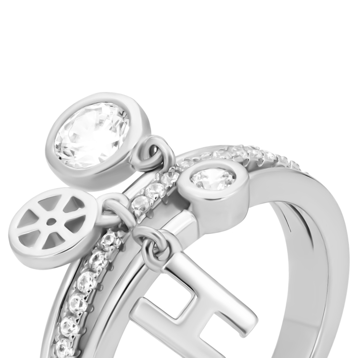 Серебряное кольцо с фианитами. Артикул UG5R27770