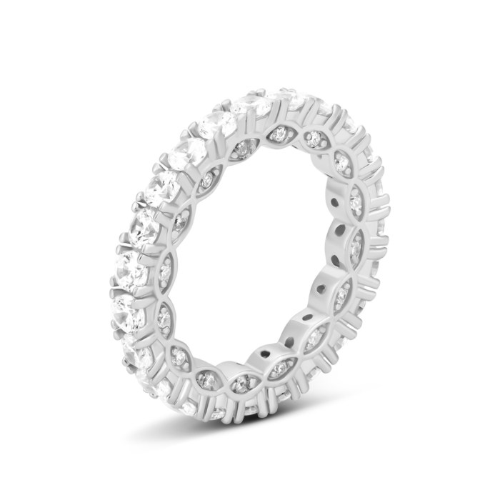 Серебряное кольцо с фианитами. Артикул UG5R35839-BW