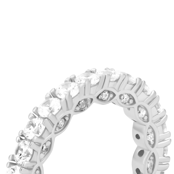 Серебряное кольцо с фианитами. Артикул UG5R35839-BW