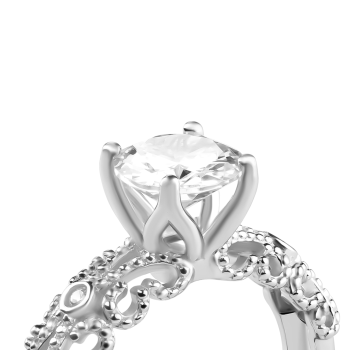 Серебряное кольцо с фианитами. Артикул UG5R36534
