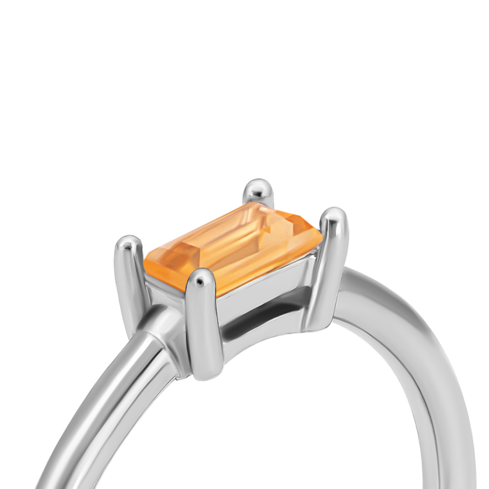 Срібна каблучка з цитрином. Артикул UG5R37745 к цит