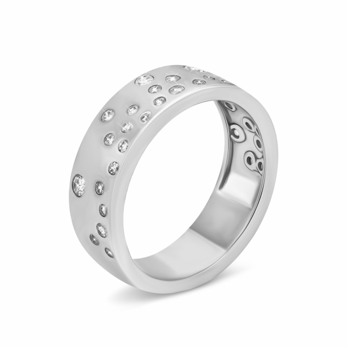 Серебряное кольцо с фианитами. Артикул UG5R37798-W