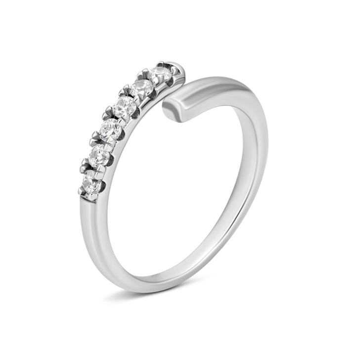 Серебряное кольцо с фианитами. Артикул UG5R38283-W