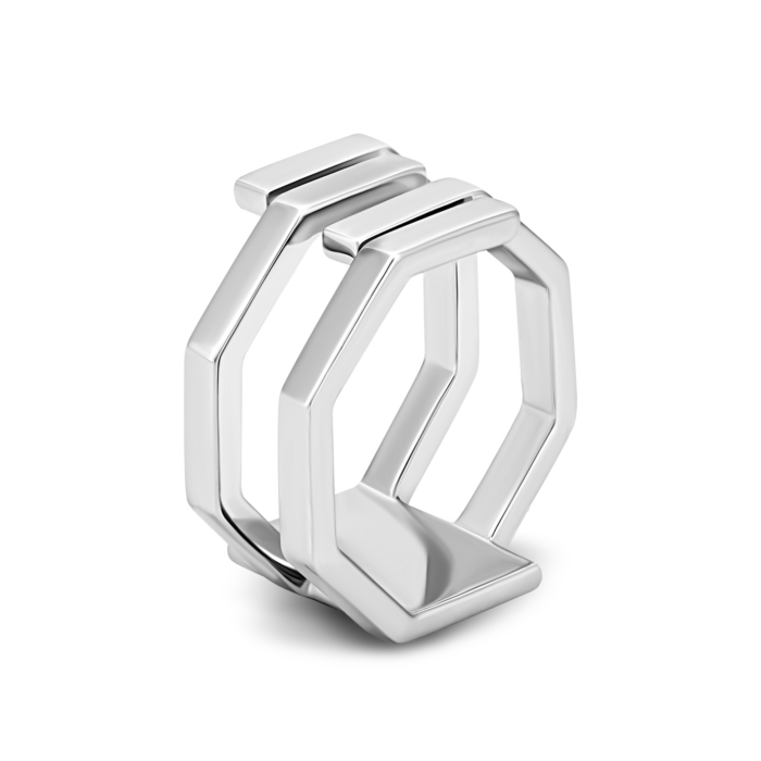 Серебряное кольцо. Артикул UG5R38658-BW