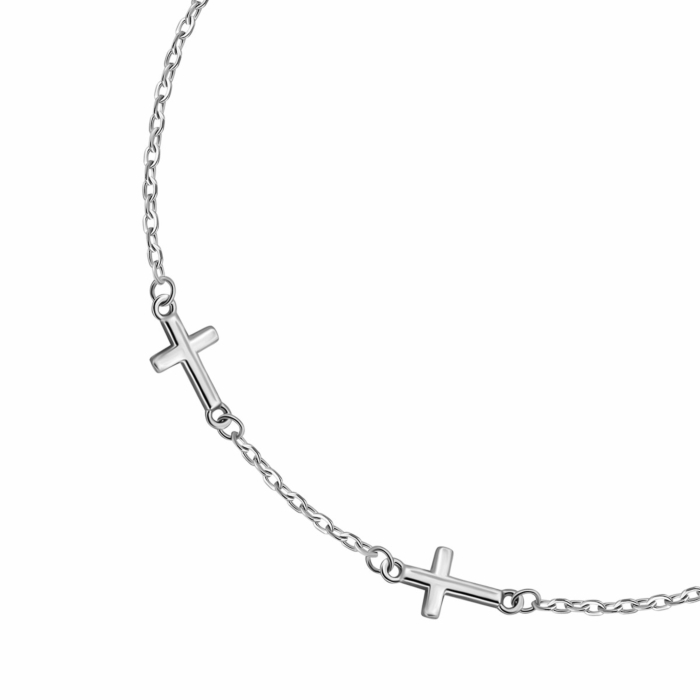 Серебряный браслет на ногу. Артикул UG5RB01183-A