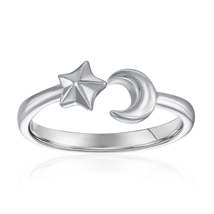 Серебряное кольцо без вставки. Артикул RI38759-R/12