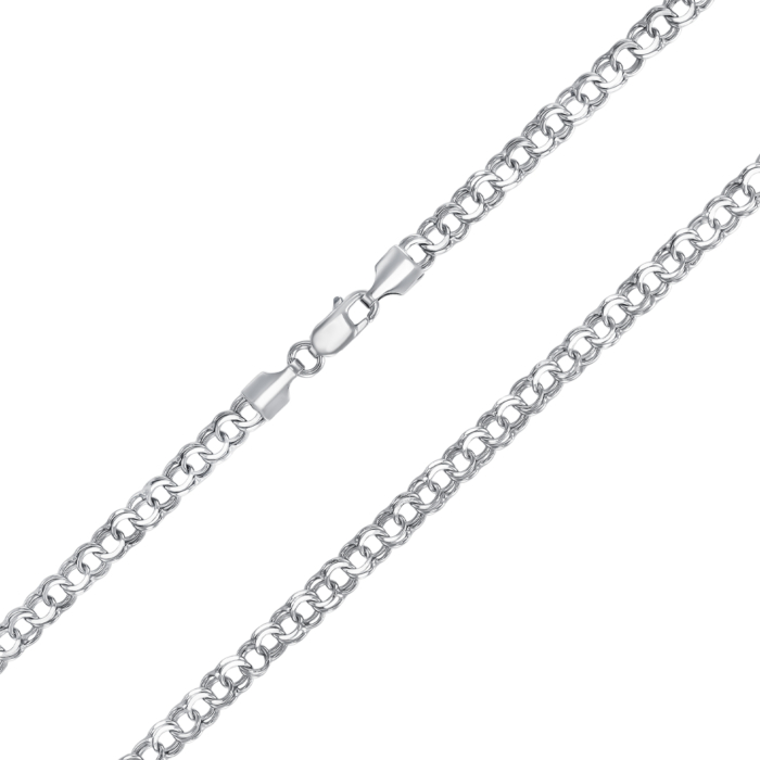 Срібний ланцюжок. Артикул ROLO DPP FL DC060 ROD-L/12