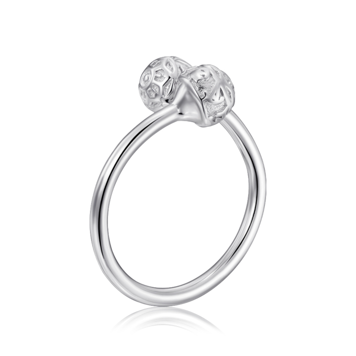 Серебряное кольцо без вставки. Артикул RPB020-R/12