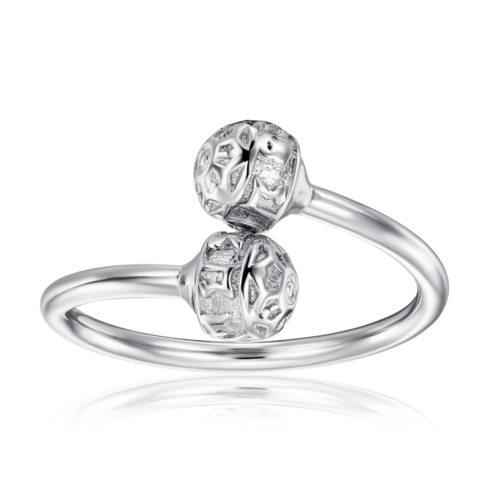 Серебряное кольцо без вставки. Артикул RPB020-R/12
