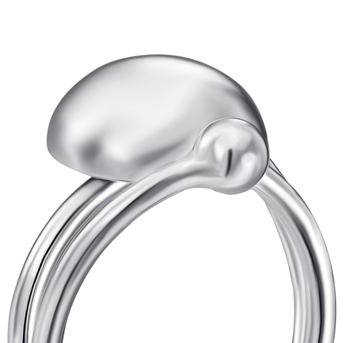 Серебряное кольцо без вставки. Артикул RPB027-R/12