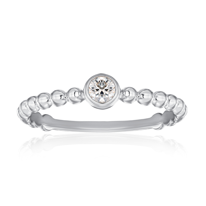 Золотое кольцо с бриллиантом. Артикул RR2624-02-R/02/9024