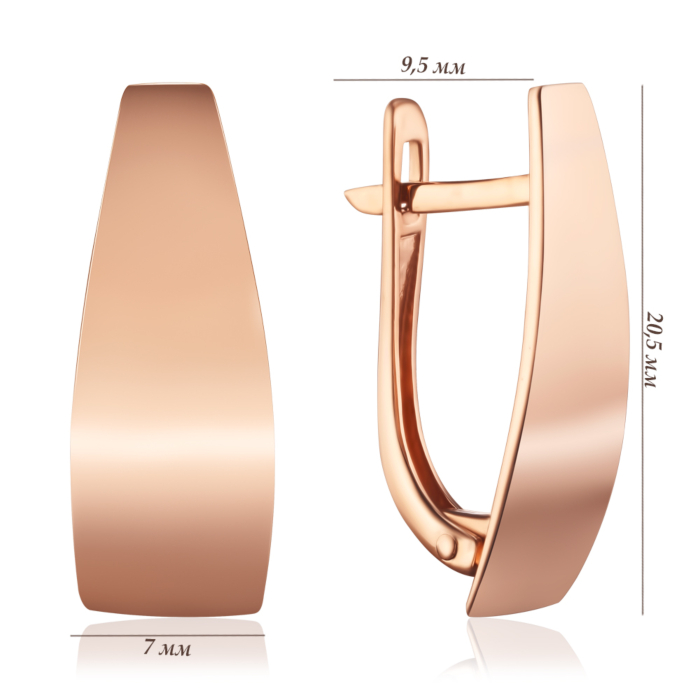 Золотые серьги. Артикул S210250-E/01