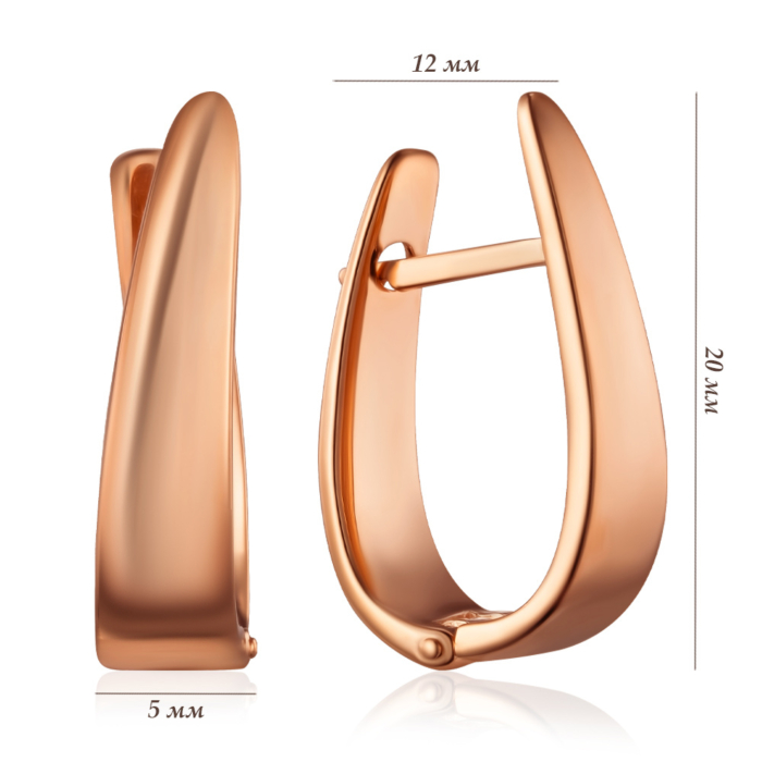 Золотые серьги. Артикул S210290-E/01