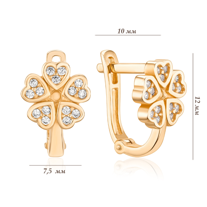 Золоті сережки. Артикул S210621-E/01/1